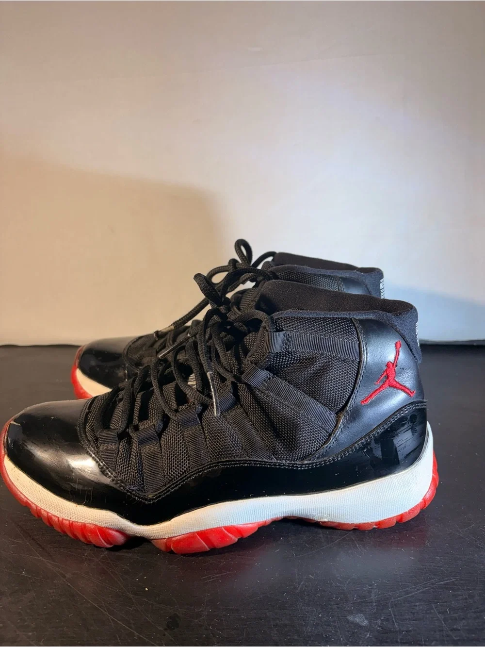 Jordan 5 Black and Red High-Top Sneakers